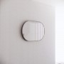 Me Brushed Nickel Framed Oval Mirror 600 * 900